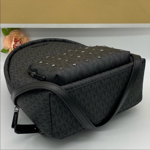 MICHAEL KORS ERIN MEDIUM BACKPACK BLACK - Picture 13 of 16